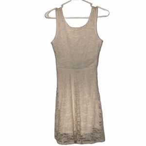 Wet Seal Ivory White Lace Dress- Size Small